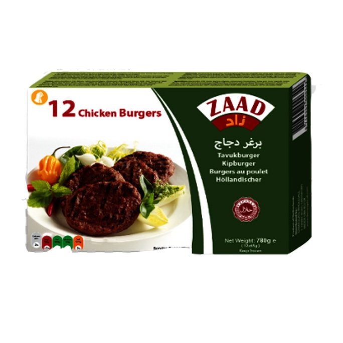 برغر دجاج 12 قطعة